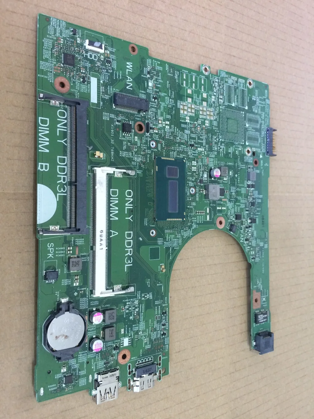Для DELL 15 3558 материнская плата с I3 5015U 2 1 ГГц cpu CN 0MNGP8 MNGP8|Материнские платы для