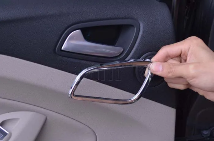 Яркая хромированная Внутренняя крышка для ручки двери подходит 2013 FORD Escape / KUGA|door