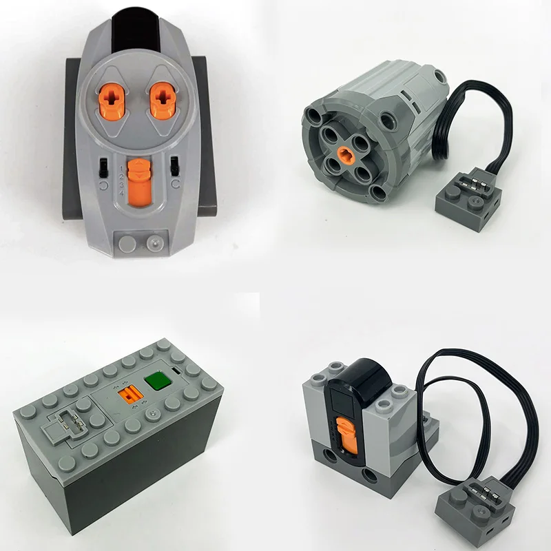 XL-MotorSet01 Technic MOC части совместимые электроинструменты сервоблоки 20001 поезд MXL электродвигатель PF Модели Строительные наборы - Цвет: XL-MotorSet01