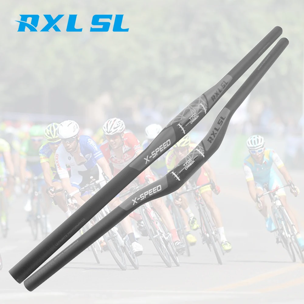 УГЛЕРОДНЫЙ руль MTB RXL SL для горного велосипеда 31 8 мм черный 3K матовый велосипедный