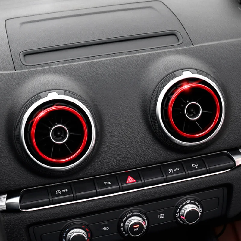 Кольцо для вентиляционного отверстия декоративная наклейка AUDI A3 S3 2013-2017/Q2 2017