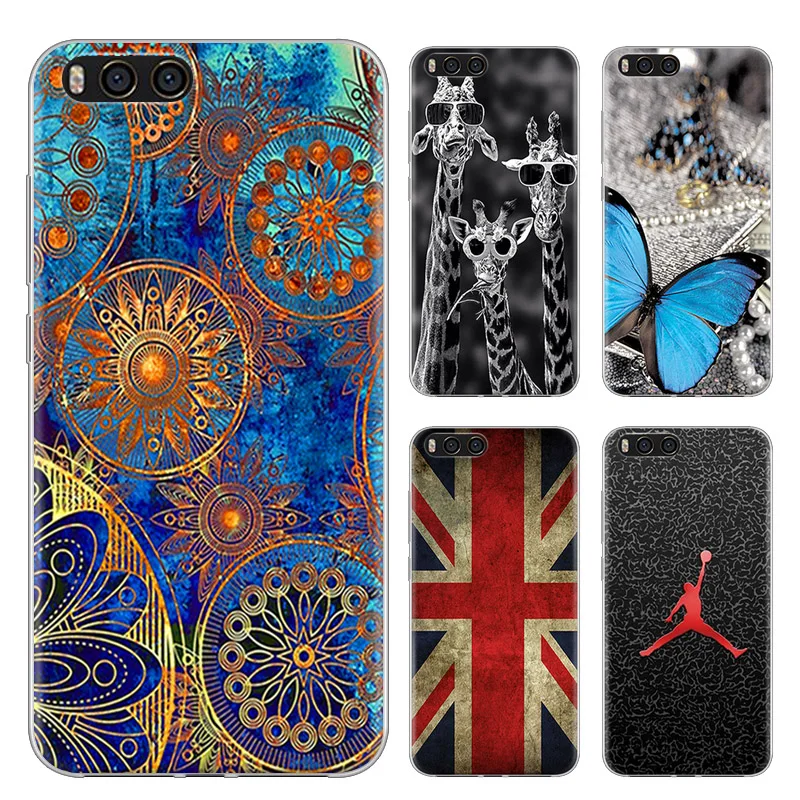 Xiaomi mi6 Case mi 6 Cover Vpower Relief Painted luxury soft tpu cartoon Cases Back Covers For xiaomi |