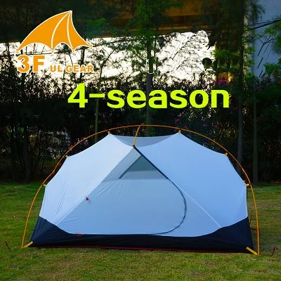 4 season inner tent 3F ul gear 4 сезон 2 Человек Палатка вентиляционные отверстия Сверхлегкий Кемпинг палатки тела для MRS Hubba Внутренняя палатка - Цвет: 4 season inner tent