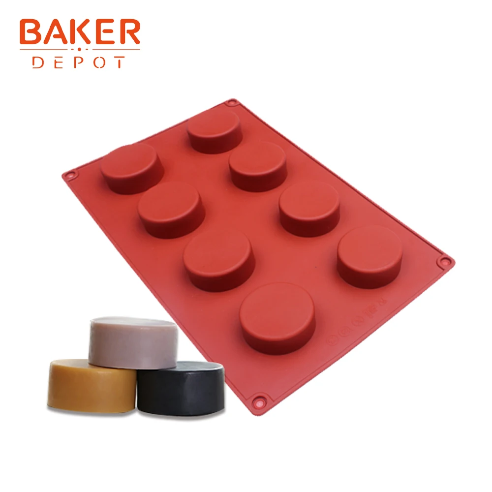 BAKER DEPOT силиконовая форма для пудинг jello круглая выпечки торта льда мыла хлеба