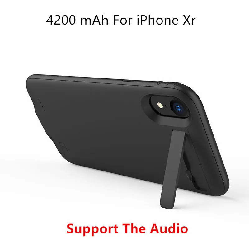 for XR Power Bank 5200 перезаряжаемое зарядное устройство ультратонкий портативный черный для Iphone Xs Max Xs Xr Расширенный чехол-аккумулятор - Цвет: for XR
