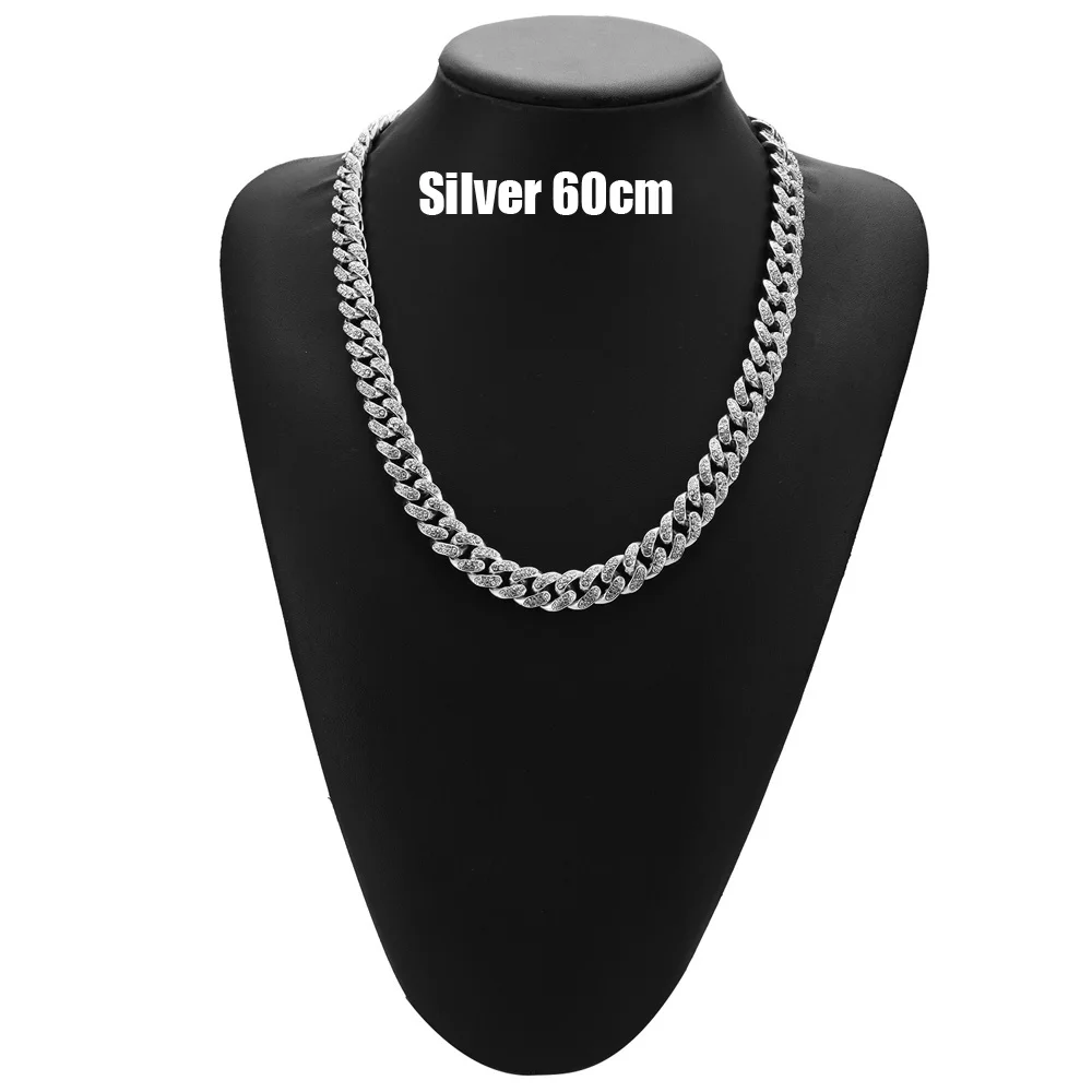 В стиле &quotхип-хоп&quot Bling Полный кубического циркония для мужчин женщин ювелирные
