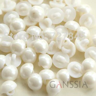 50 шт./лот белый гриб дизайн смоляная кнопка пуговицы ручной работы для рубашки