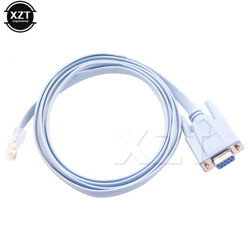 Высокое качество RJ45 к Cat5e CAT6 RS232 DB9 консольный кабель маршрутизатора|Компьютерные