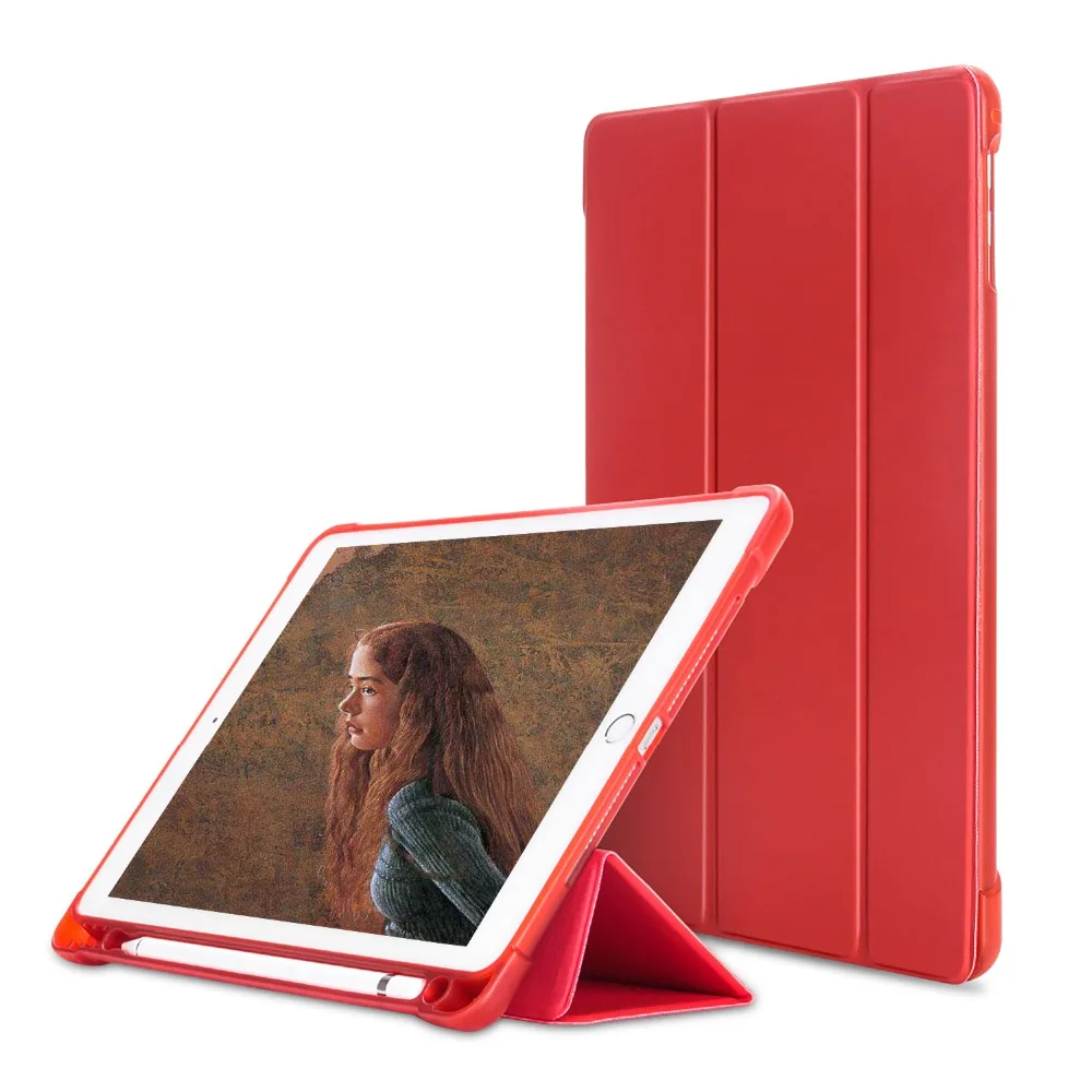Для новой модели ipad, чехол с карандашом, тонкий защитный смарт-чехол для ipad, 9, "+ Защитная пленка для экрана