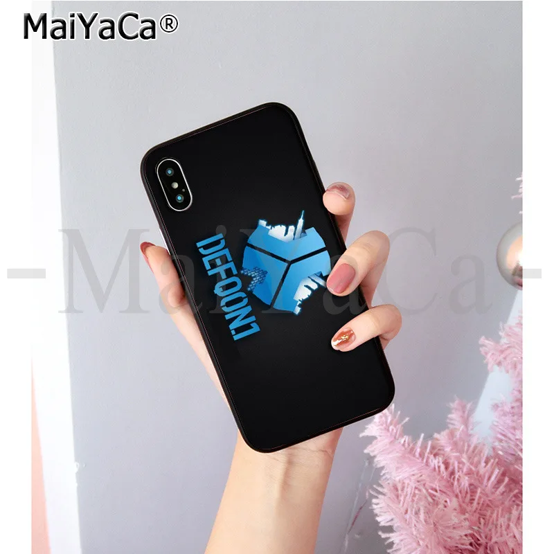 MaiYaCa defqon 1 ТПУ черный чехол для телефона чехол для Apple iPhone 8 7 6 6S Plus X XS MAX 5 5S SE XR чехол - Цвет: 9