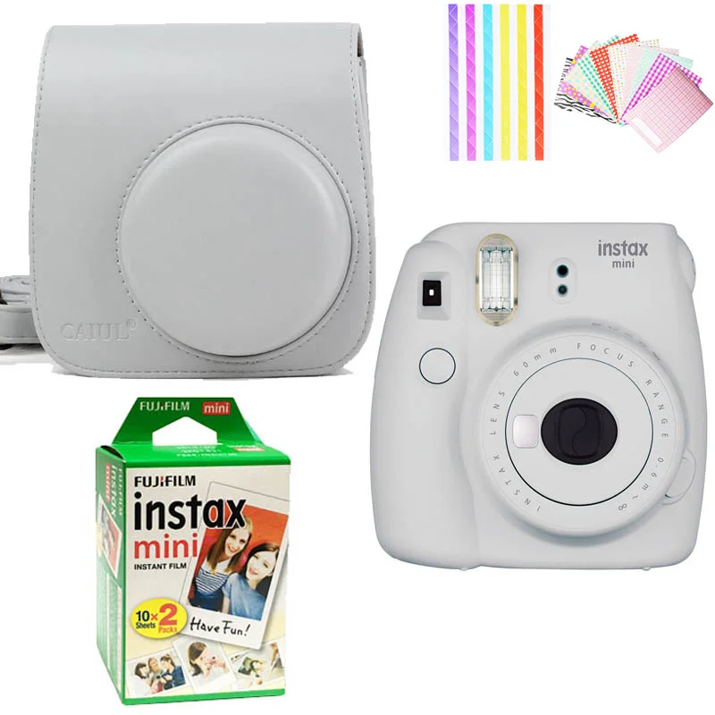Fujifilm Instax Mini 9 мгновенная печать цифровая камера с двойной упаковкой пленка фото