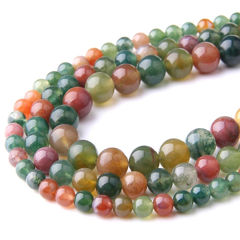 

Natural Stone Beads 4/6/8/10mm MultiColor Jades Beads Wholesale Round Loose Beads For Jewelry Making DIY Necklace Bracelet