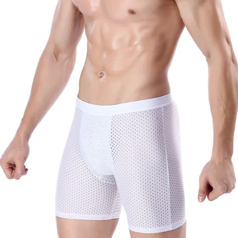 Трусы боксеры мужские длинные дышащее нижнее белье трусы шорты|Мужские боксеры| |
