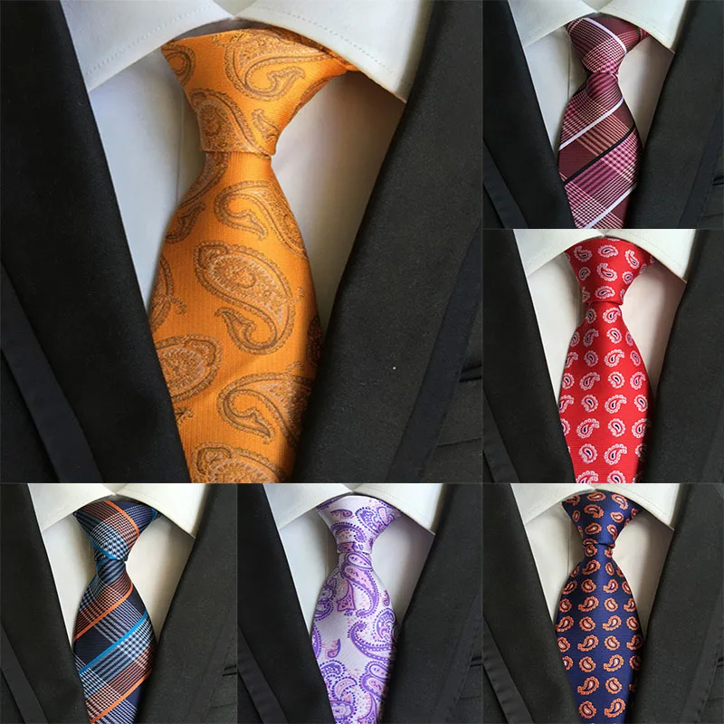 8 см широкий мужской галстук для зрелых мужчин деловой галстук для мужчин 2018 Модный высококачественный полиэстеровый галстук с принтом