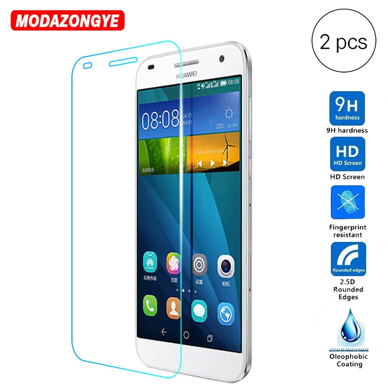 2 шт. закаленное стекло для Huawei G7 Защитная пленка экрана 2.5D 9H Ascend G7-L03 L03 L01 G 7 |