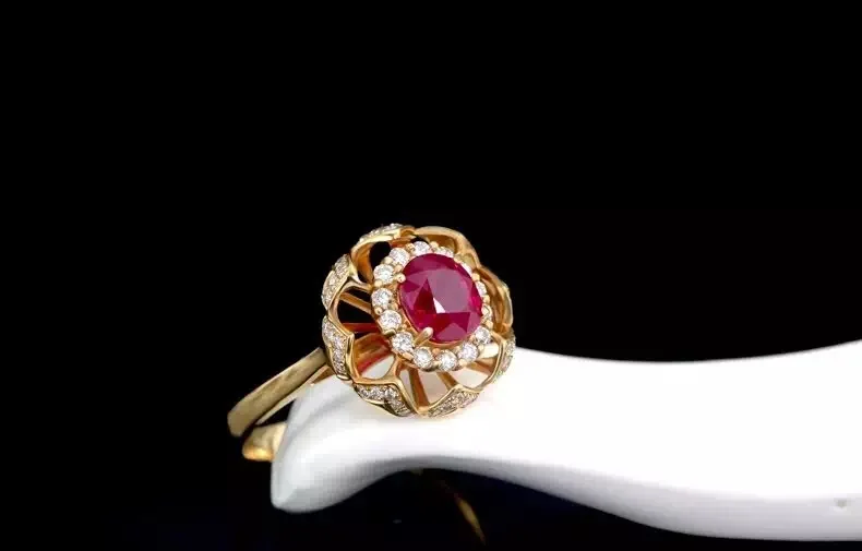 KJJEAXCMY fine jewelry Кольцо из натурального рубинового серебра 925 пробы женское кольцо модное и элегантное
