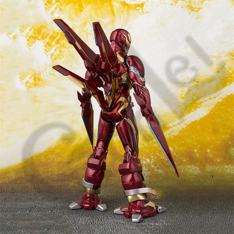 Новые горячие чудеса Мстители 4 Endgame War SHF Ironman MK50 набор нано оружия 3 бесконечные