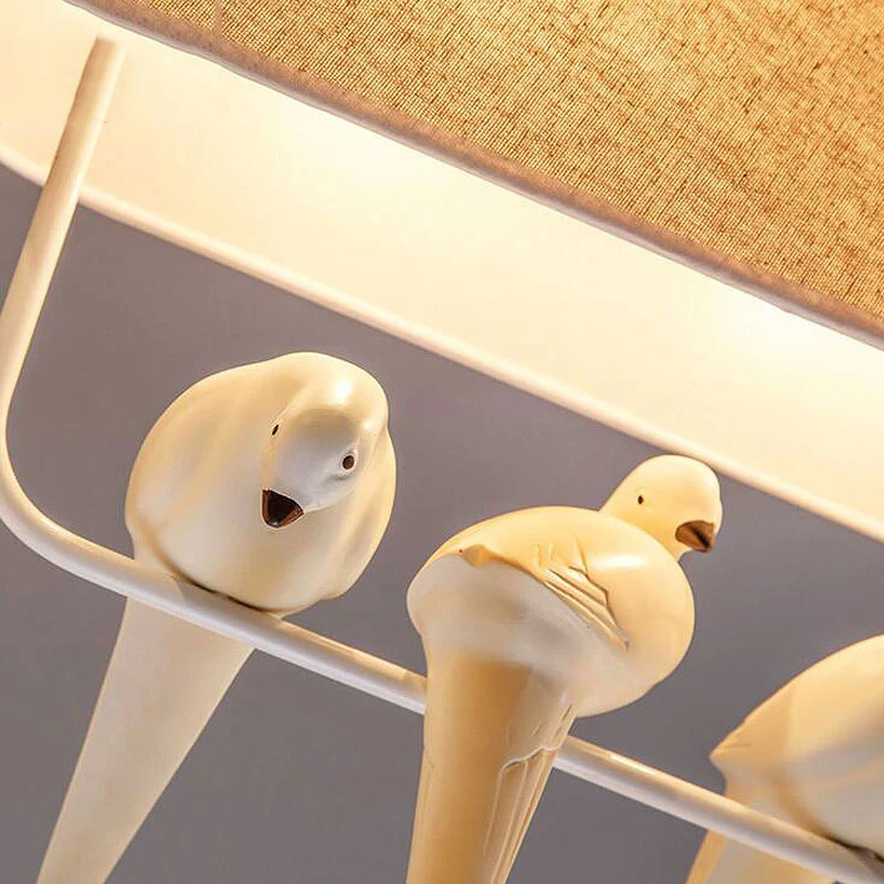 Светодиодная потолочная люстра в виде птицы декоративный потолочный светильник