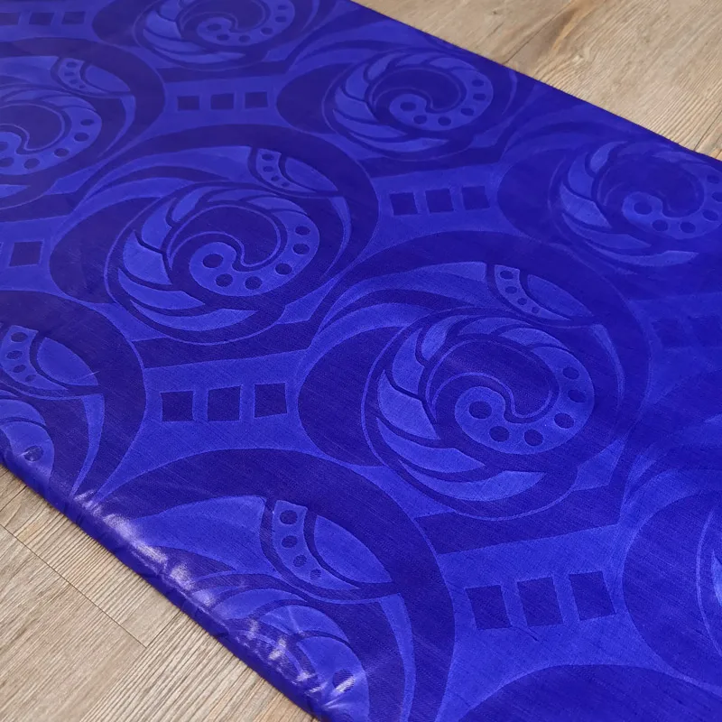 Черный Африканский Базен riche getzner последние хлопковые вышитые bazin Lace из жаккардовой парчи для мужчин 10 ярдов/партия YB - Цвет: as picture