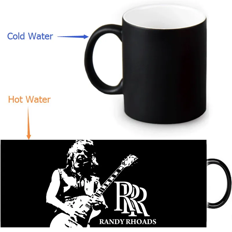 12 унций керамическая чайная чашка с изменяющимся цветом кружка для кофе