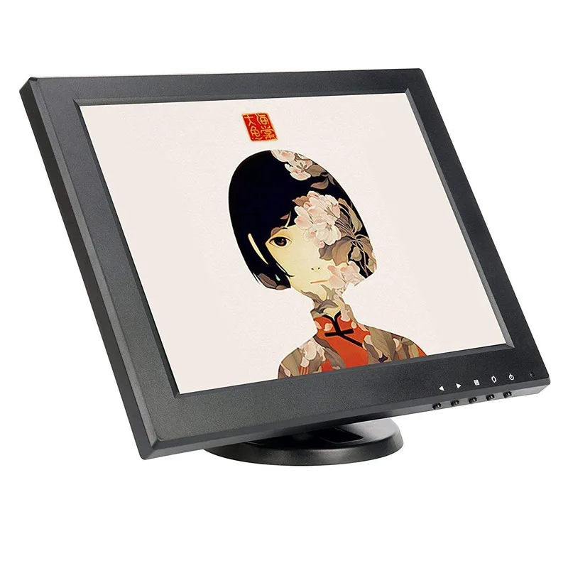 12-дюймовый монитор HDMI с BNC VGA AV вход 1024*768 портативный TFT LCD Мини HD цветной