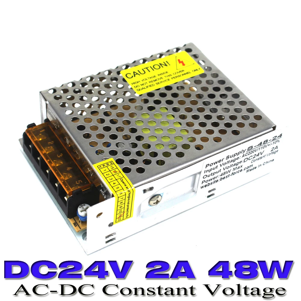 2а 48 Вт импульсный источник питания dc24v Трансформатор 110 В 220 AC в dc ups для
