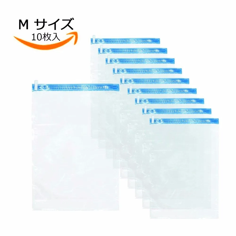 10 шт. одежда компрессионные пакеты для хранения ручная роликовая пластиковые