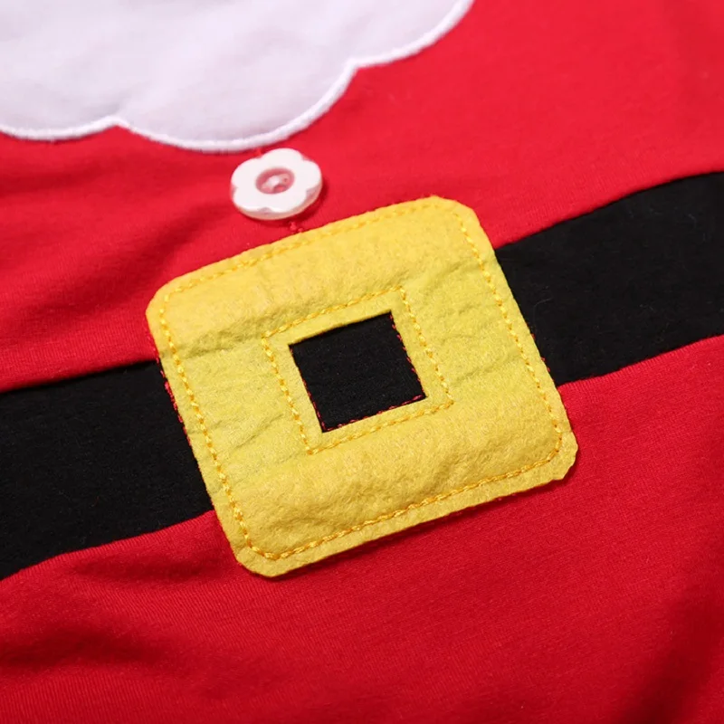 CR051/Лидер продаж детские комбинезоны Рождественская шляпка одежда для малышей