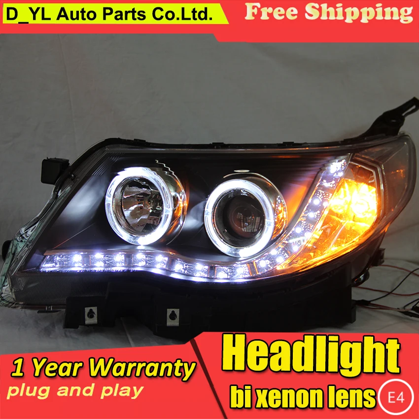 Автомобильная фара DY_L для стайлинга Subaru Forester 2008-2012 светодиодный ные фары DRL H7/D2H HID