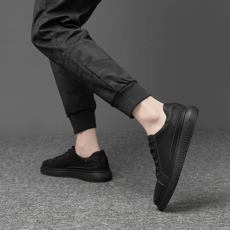 Мужская обувь на плоской подошве удобная молодежная модная мужская мужские