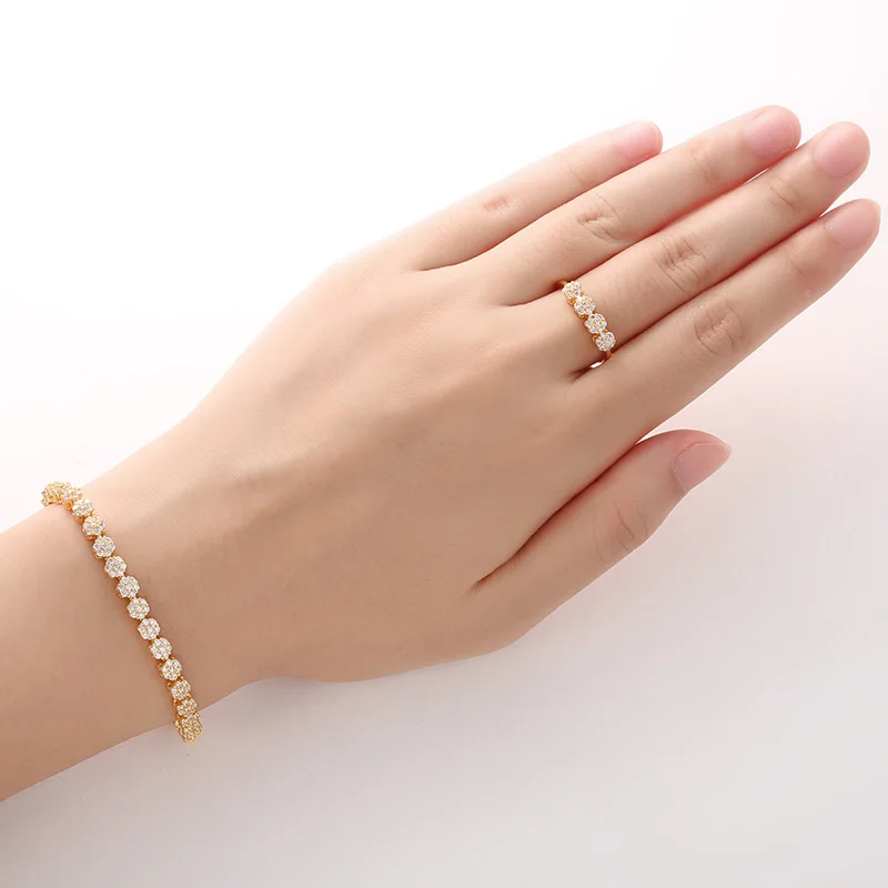 Набор ювелирных изделий новый модный темпераментный простой роскошный