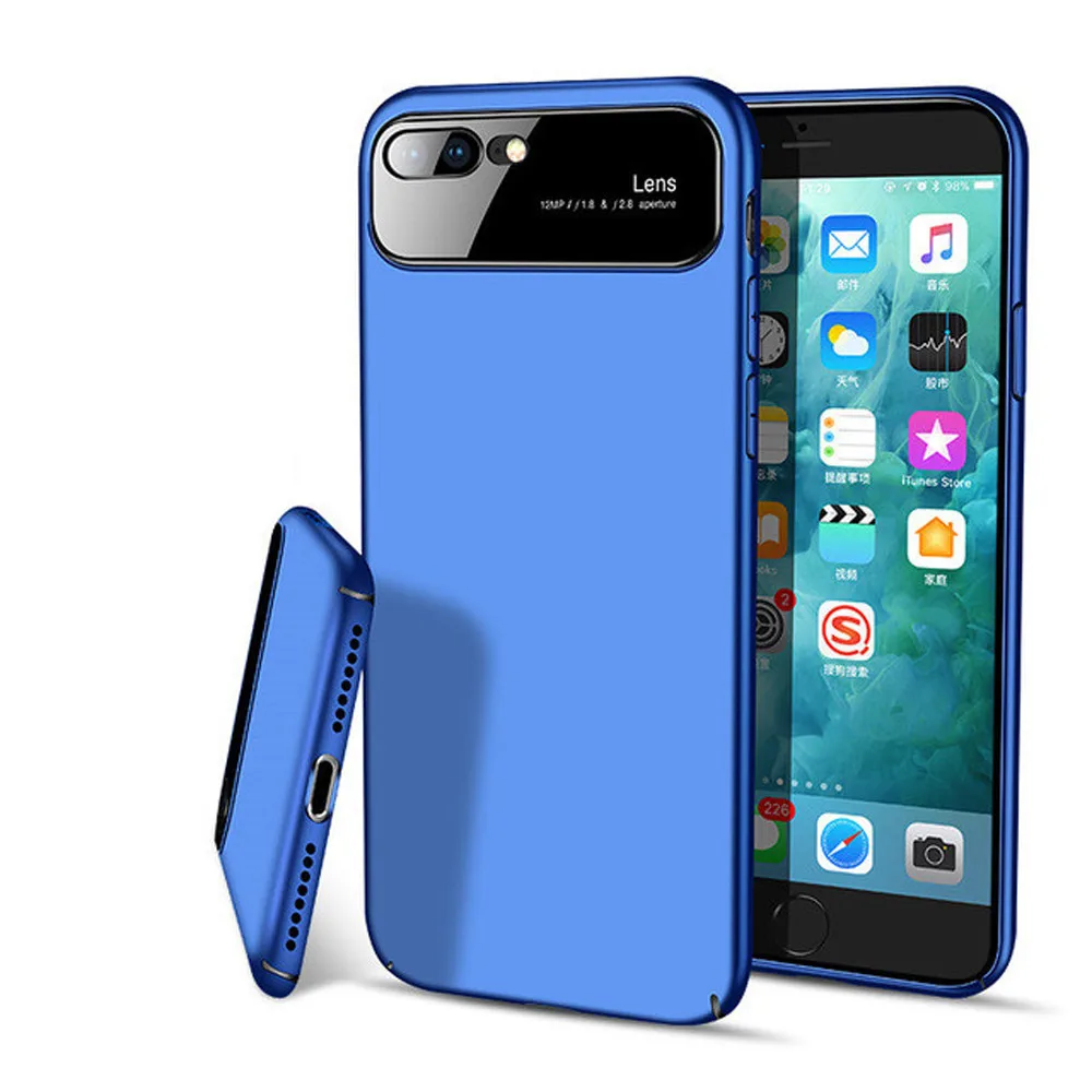 Z515 крышка 2019 закаленное Стекло Камера протектор Жесткий ПК чехол для iPhone 7/8 плюс 5
