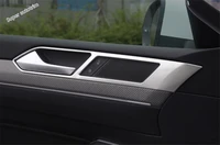 lapetus matte style inner door pull handle bowl frame cover trim 4 piece accessories interior for volkswagen arteon 2018 2020