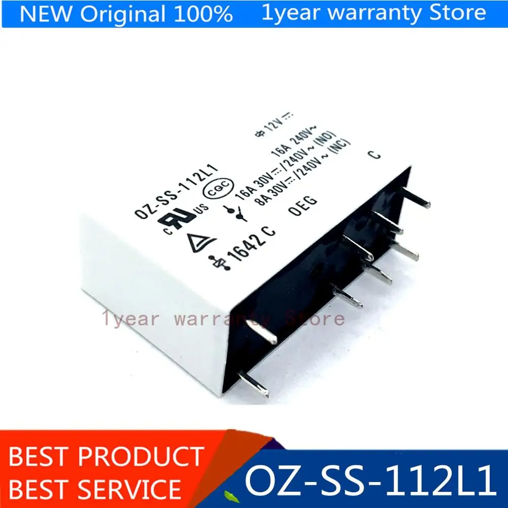 

(10PCS) original OZ-SS-112L1 an opening and closing a 16A 8-pin G2R-1-E-12VDC power relay