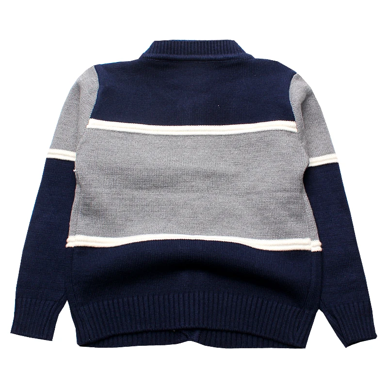 Детские свитера для мальчиков хлопковый топ в полоску вязаная одежда