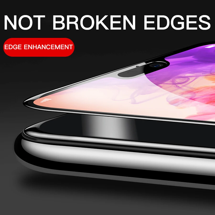 6D Full Glue Tempered Glass for Huawei Honor Mate 20 Note 10 P20 Pro Nova 3 3i P Smart 2019 Play Cover Screen Protector | Мобильные