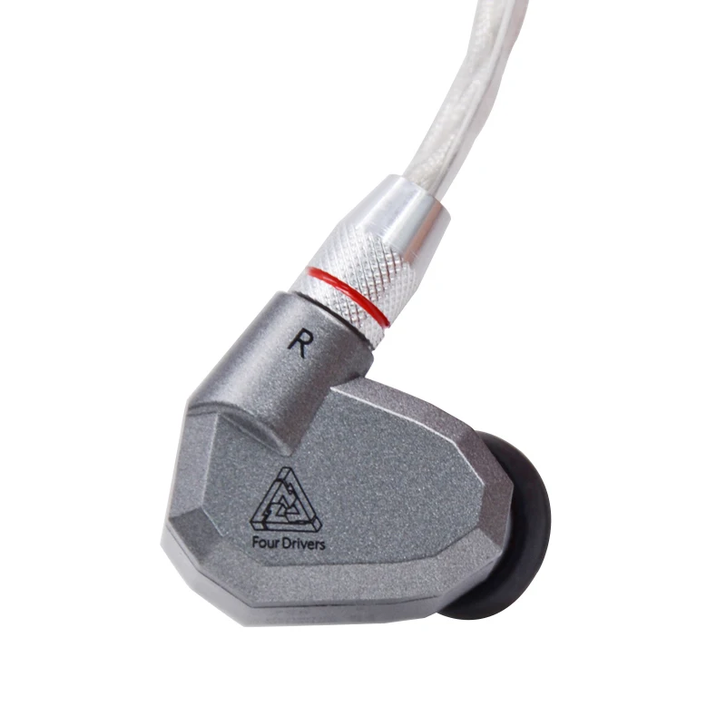 KZ ZS10 2Pin Плетеный посеребренный кабель выделенный 2PIN обновления для ZSA/ZS4/ZS5/ZS6/ED16