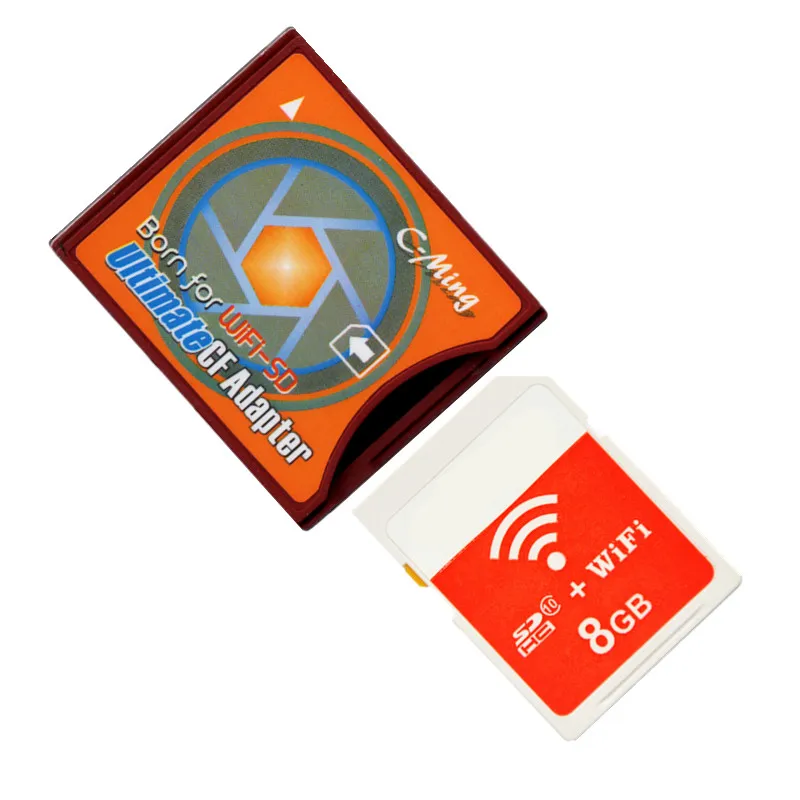 Новинка! Карта памяти WIFI SD 8 ГБ SDHC карта WiFi к Type II компактная флеш Ultimate CF
