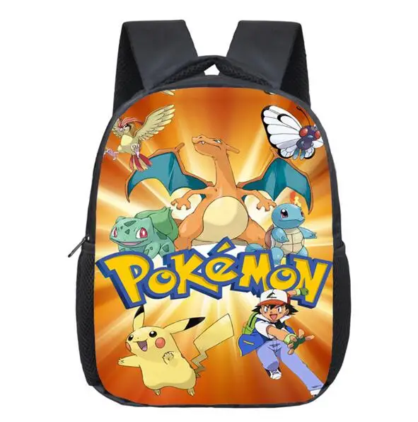 Аниме Покемон Рюкзак Карманный Монстр школьная сумка Ash Ketchum/Пикачу школьные