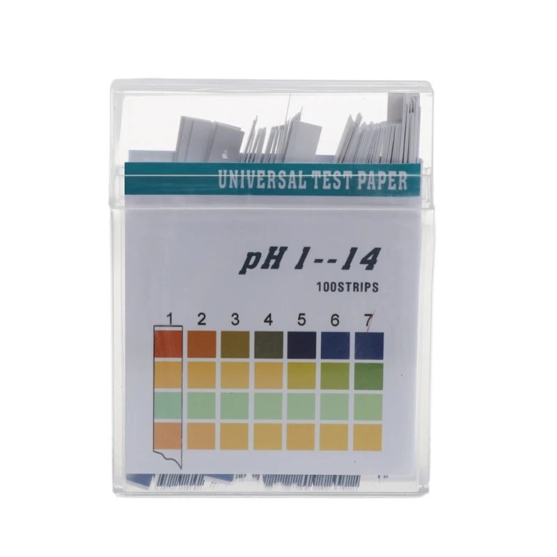 

100 Strips 1-14 PH Alkaline Acid Indicator Paper Water Saliva Litmus Testing Kit