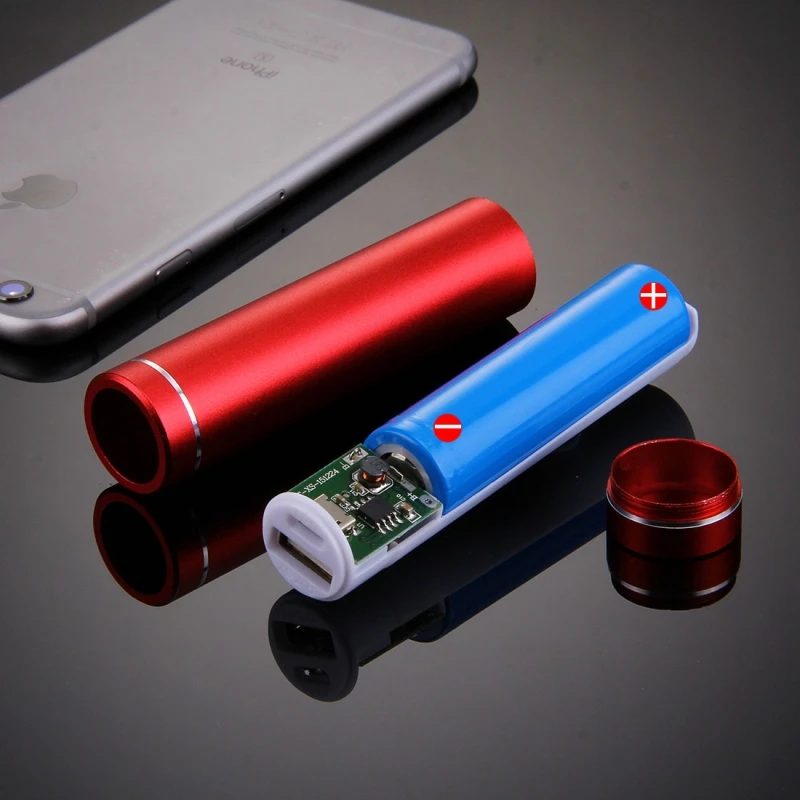 Портативный блок питания 1x18650 батареи USB 5 V выходной индикатор для телефона iPad