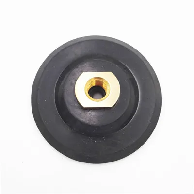4 Inch Rubber DIATOOL Задняя накладка для алмазной полировки M14 диаметр резьбы " /4"/" на резиновой основе/алюминиевая основа держатель - Цвет: 4 Inch Rubber