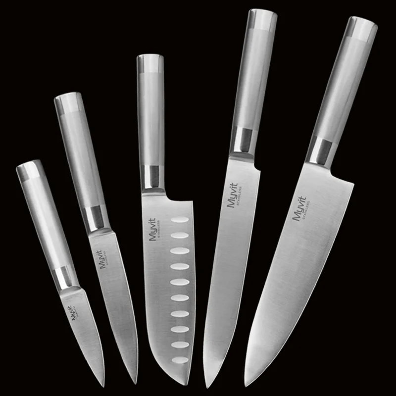 5 inch SA Akatsuki Кухонные ножи, ножи шеф-повара, японские 7CR17 440C, высокоуглеродистая Нержавеющая сталь, фруктовый нож Santoku, нож для нарезки хлеба - Цвет: 5 inch SA Akatsuki