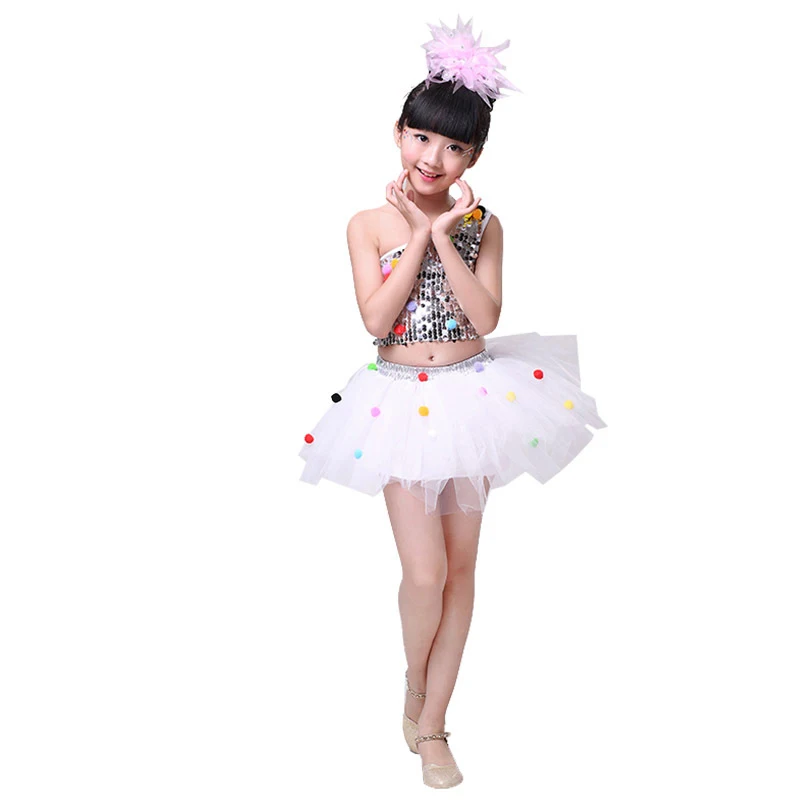 Новинка 2017 года Детские костюмы для джазовых танцев балетное платье платья пачки