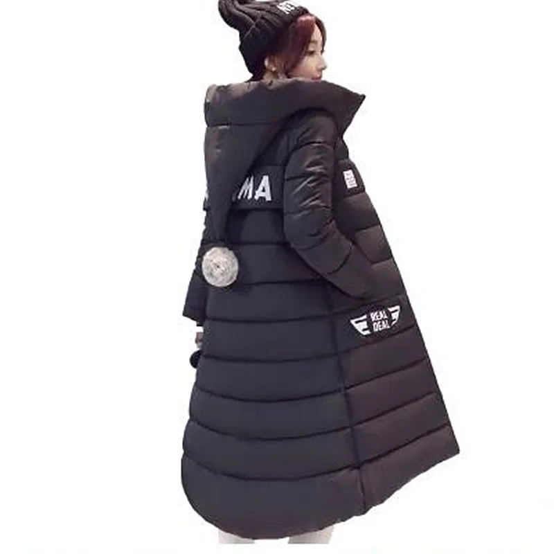 Women Winter Coat Jacket Warm Parkas plus size Overcoat High Quality Quilting down cotton long winter coat | Женская одежда