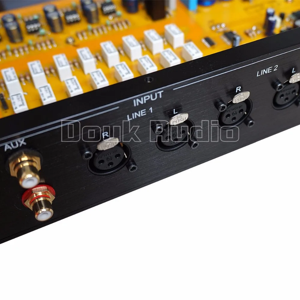 Последний Nobsound High end HiFi XLR Balnlnce RCA стерео-преампер цифровой аудио S0627 итальянский Cricuit Pre-Amplfier