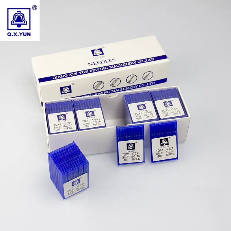 100 шт., швейные иглы TQX1 TQ1 175X1 100/16 # QXYUN, аксессуары для промышленных швейных машин