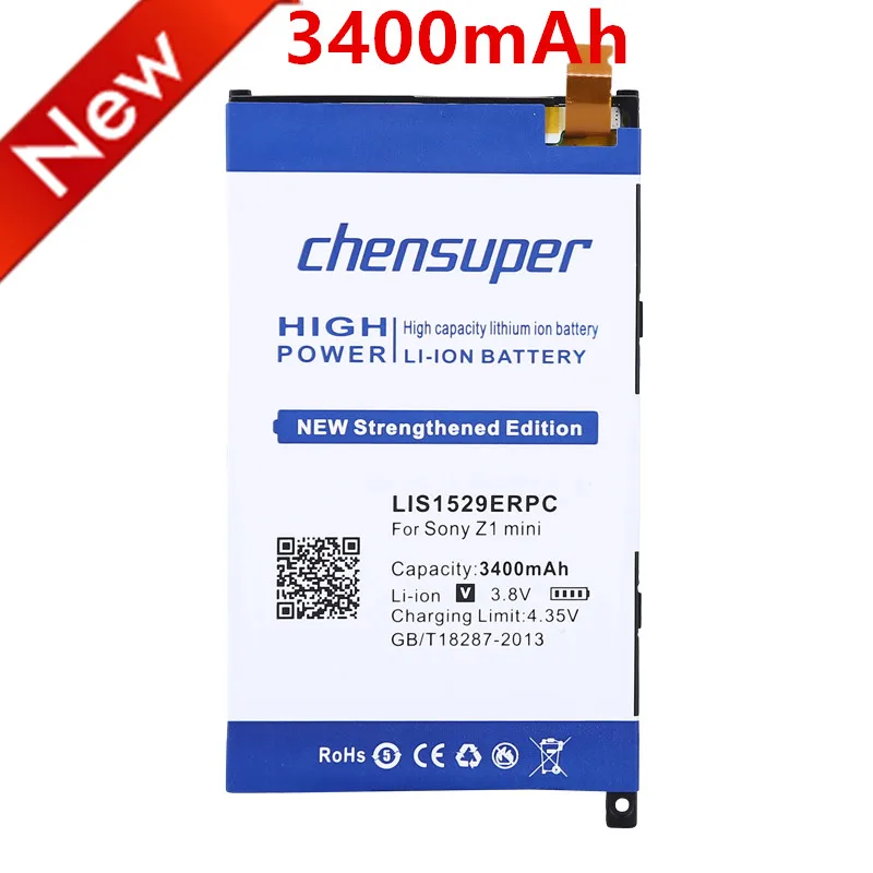 Мобильный телефон Sony Xperia Z1 mini батарея 3400 мАч LIS1529ERPC для Z1mini D5503 Compact M51w | Мобильные