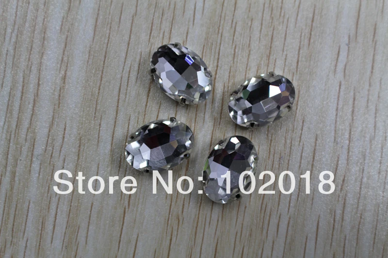 Новинка! Бесплатная доставка! Кристалл овальной формы Необычные Стразы 100 шт. 13*18