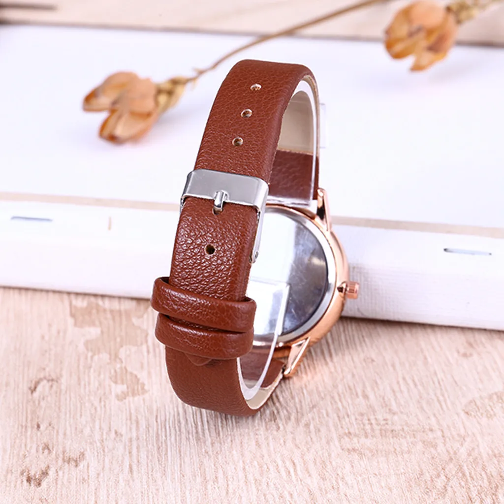 Изысканные простые Стильные женские часы роскошные модные кварцевые наручные